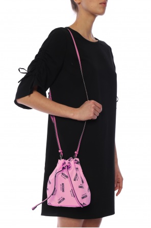 Patterned bag with logo, zdjęcie 2 Patterned bag with logo od Moschino